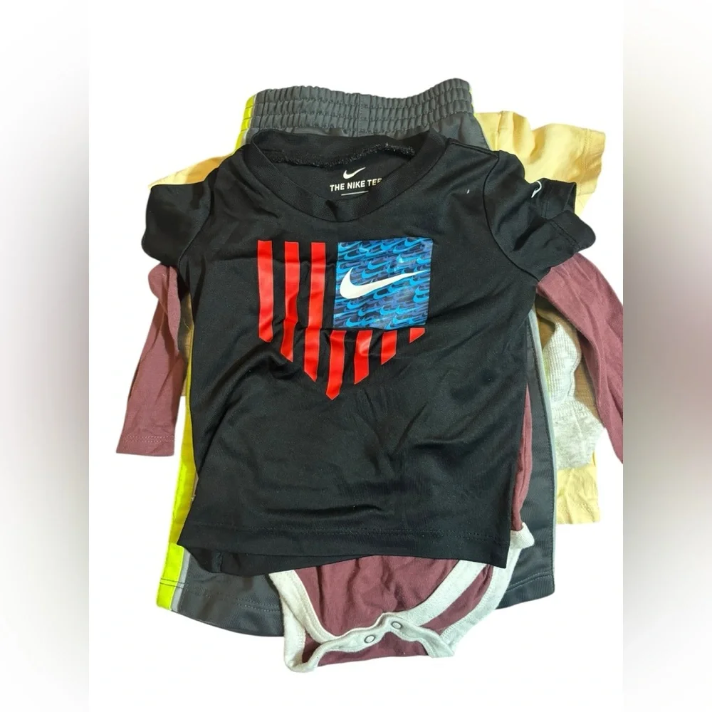 12M clothing lot boys 10 pieces Nike carters H&M Harry Potter